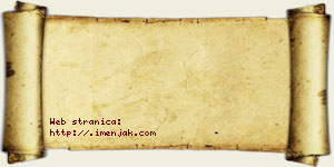 Negovanka Bakić vizit kartica